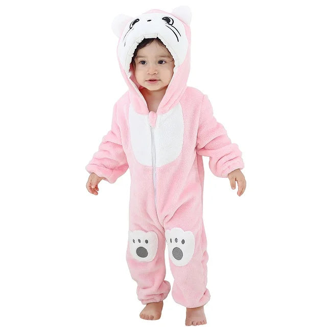 Cozy Winter Costumes Baby Rompers