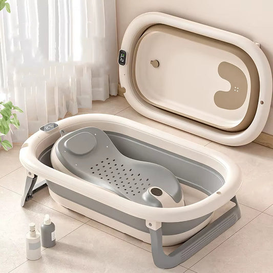 Portable Folding Bath Tub with Temperature Sensor