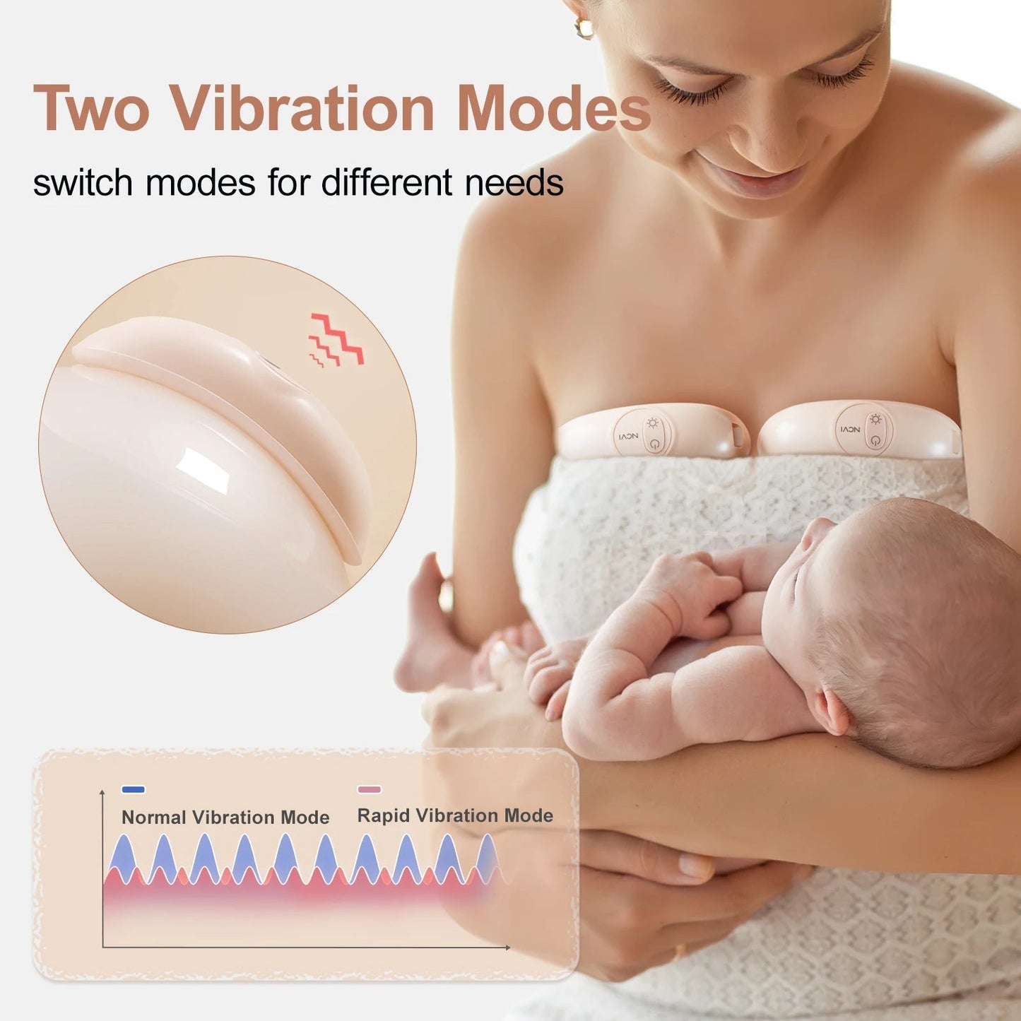 Warming Women's Breast Massager