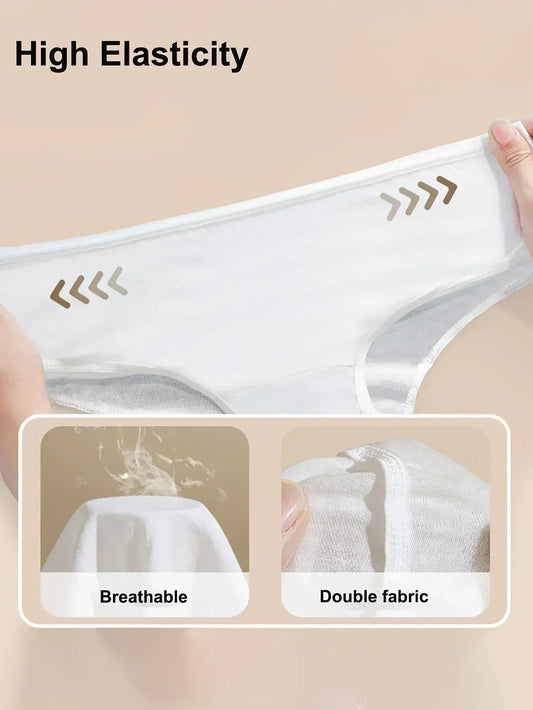 Premium Sterilized Leak-Proof Women's Disposable Underwear, 5-Piece Set