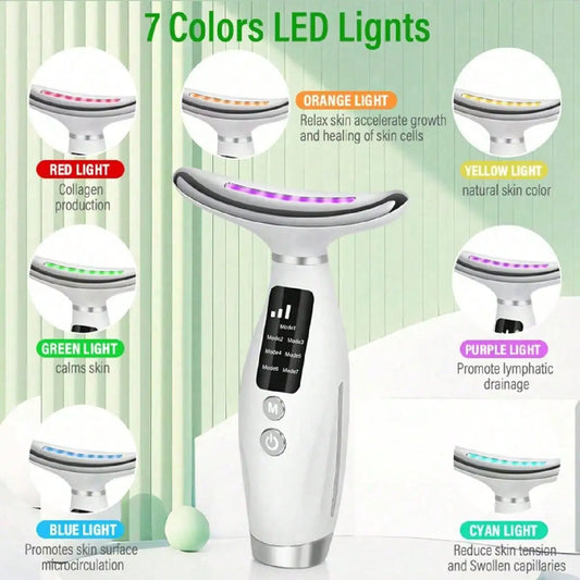 7 mode Light Therapy Facial Massager