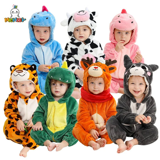 Cozy Winter Costumes Baby Rompers