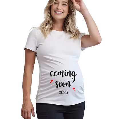 Baby Boy Loading 2026 Pregnancy Announcement T-Shirt