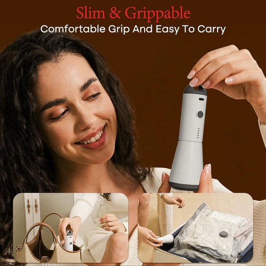 Suitcase Compression Set (9 Bags + Vacuum Pump)